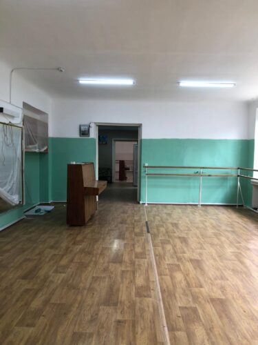 В ГЦТШ проводятся ремонтные работы по подготовке к новому учебному году.
