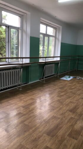 В ГЦТШ проводятся ремонтные работы по подготовке к новому учебному году.