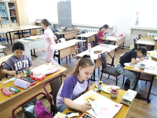 Работа в кружках и студиях.